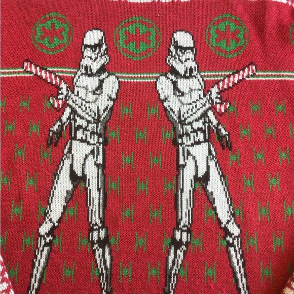 Star Wars XXL festive Stormtrooper Ugly Christmas sweater - Picture 4 of 7